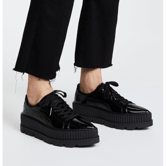 Puma Shoes - NEW Puma Rihanna Pointy Creeper Patent Leather Women's SIZE 7.5